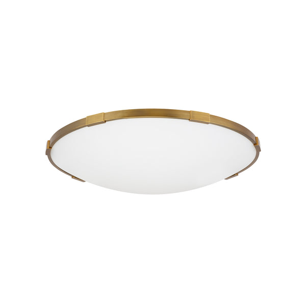 Visual Comfort Modern - 700FMLNC24A-LED930-277 - LED Flush Mount - Lance - Aged Brass from Lighting & Bulbs Unlimited in Charlotte, NC