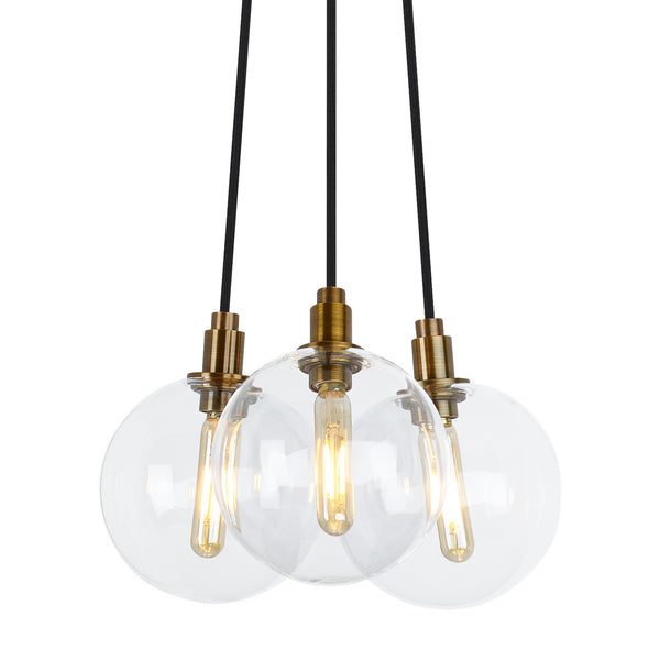 Visual Comfort Modern - 700GMBMP3CR - Three Light Chandelier - Gambit - Aged Brass from Lighting & Bulbs Unlimited in Charlotte, NC