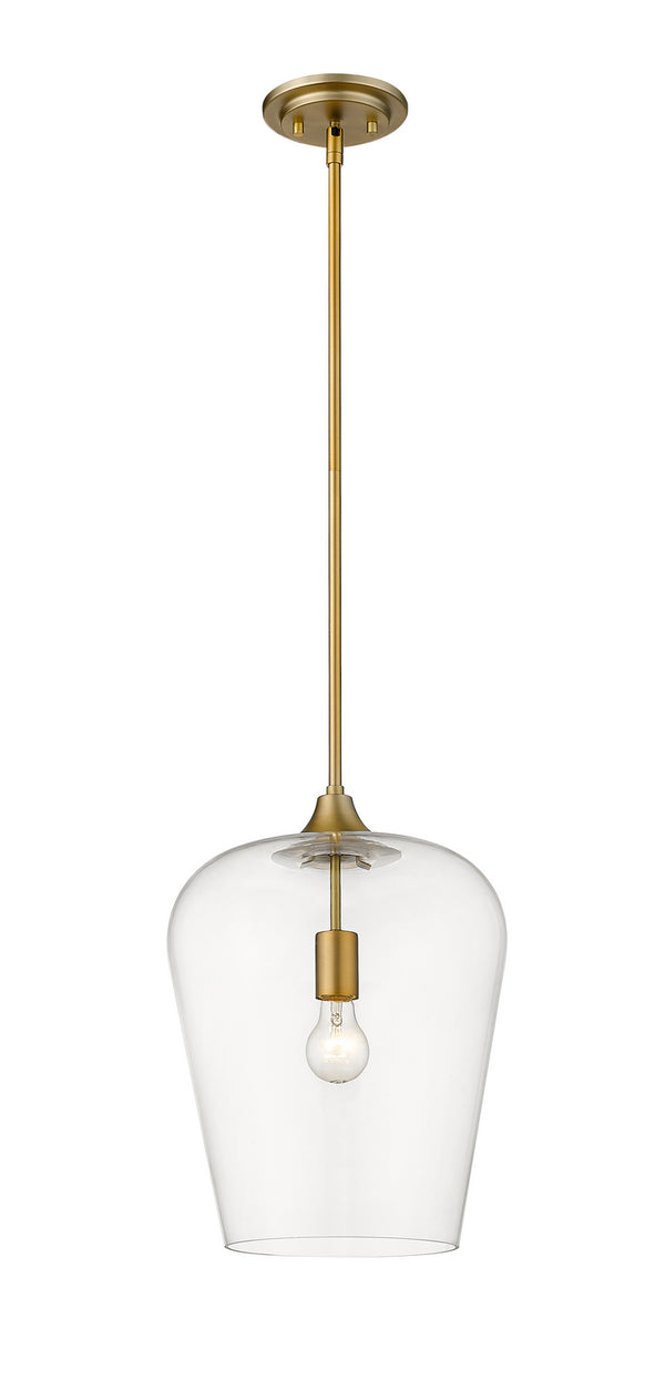 Z-Lite - 473P12-OBR - One Light Pendant - Joliet - Olde Brass from Lighting & Bulbs Unlimited in Charlotte, NC