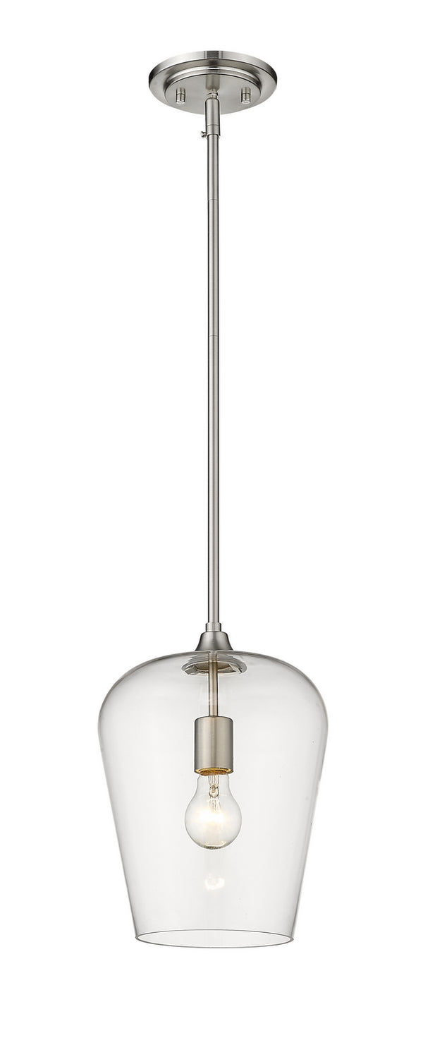 Z-Lite - 473P9-BN - One Light Pendant - Joliet - Brushed Nickel from Lighting & Bulbs Unlimited in Charlotte, NC