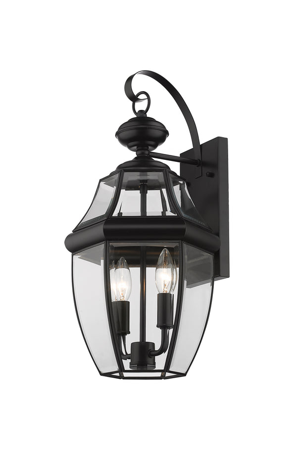 Z-Lite - 580M-BK - Two Light Outdoor Wall Sconce - Westover - Black from Lighting & Bulbs Unlimited in Charlotte, NC
