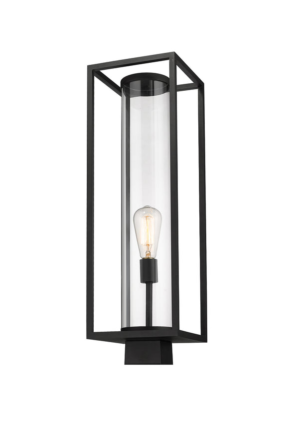 Z-Lite - 584PHBS-BK - One Light Outdoor Post Mount - Dunbroch - Black from Lighting & Bulbs Unlimited in Charlotte, NC
