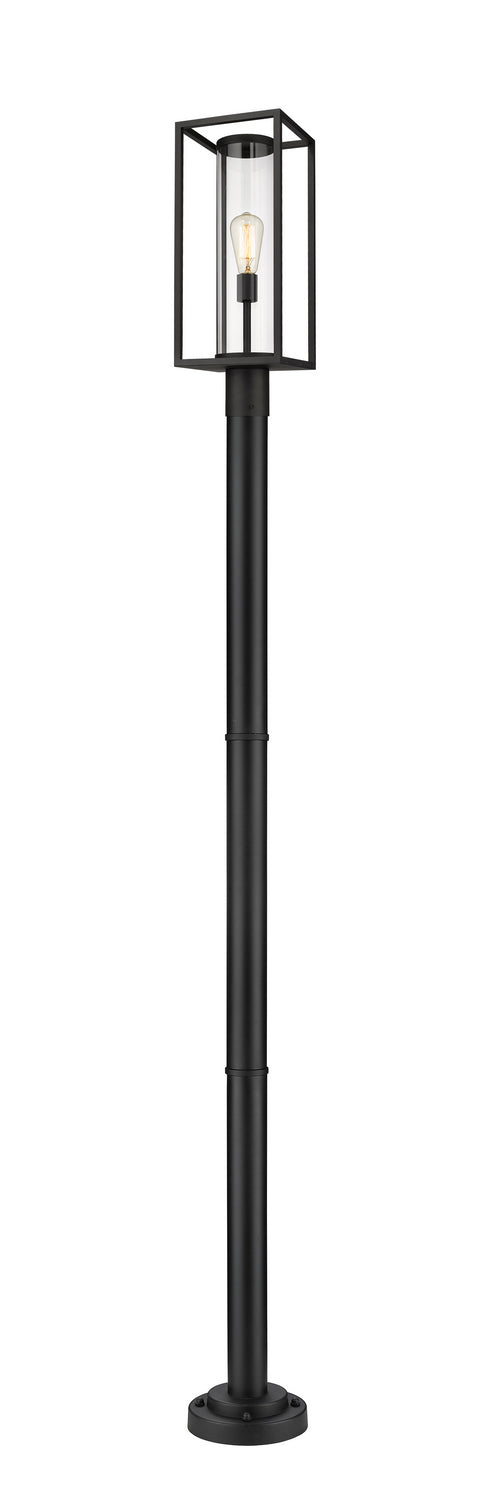 Z-Lite - 584PHMR-567P-BK - One Light Outdoor Post Mount - Dunbroch - Black from Lighting & Bulbs Unlimited in Charlotte, NC