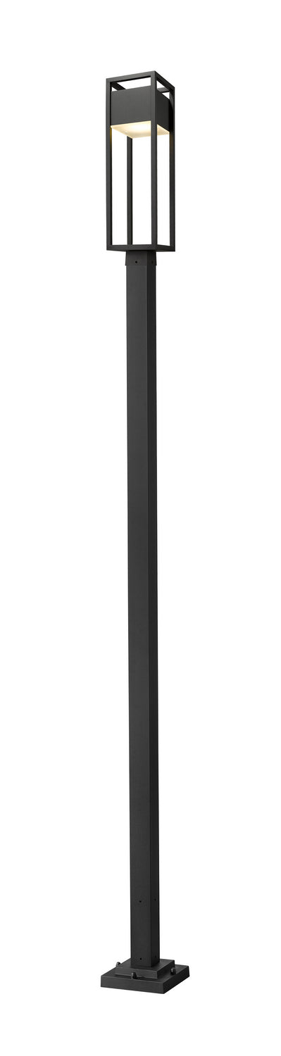 Z-Lite - 585PHBS-536P-BK-LED - LED Outdoor Post Mount - Barwick - Black from Lighting & Bulbs Unlimited in Charlotte, NC