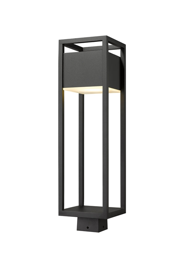 Z-Lite - 585PHBS-BK-LED - LED Outdoor Post Mount - Barwick - Black from Lighting & Bulbs Unlimited in Charlotte, NC