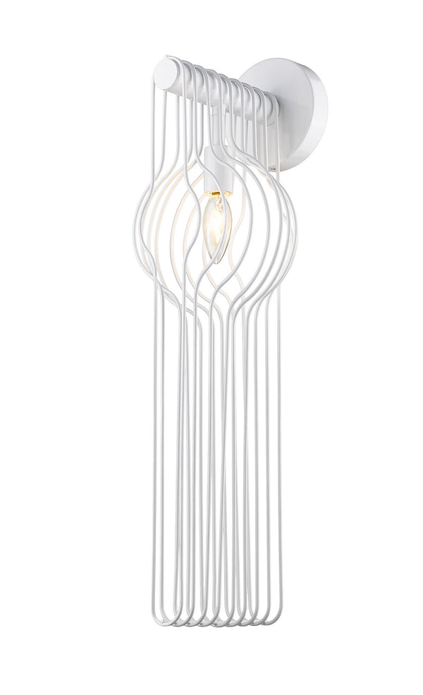 Z-Lite - 801-1SL-WH - One Light Wall Sconce - Contour - White from Lighting & Bulbs Unlimited in Charlotte, NC