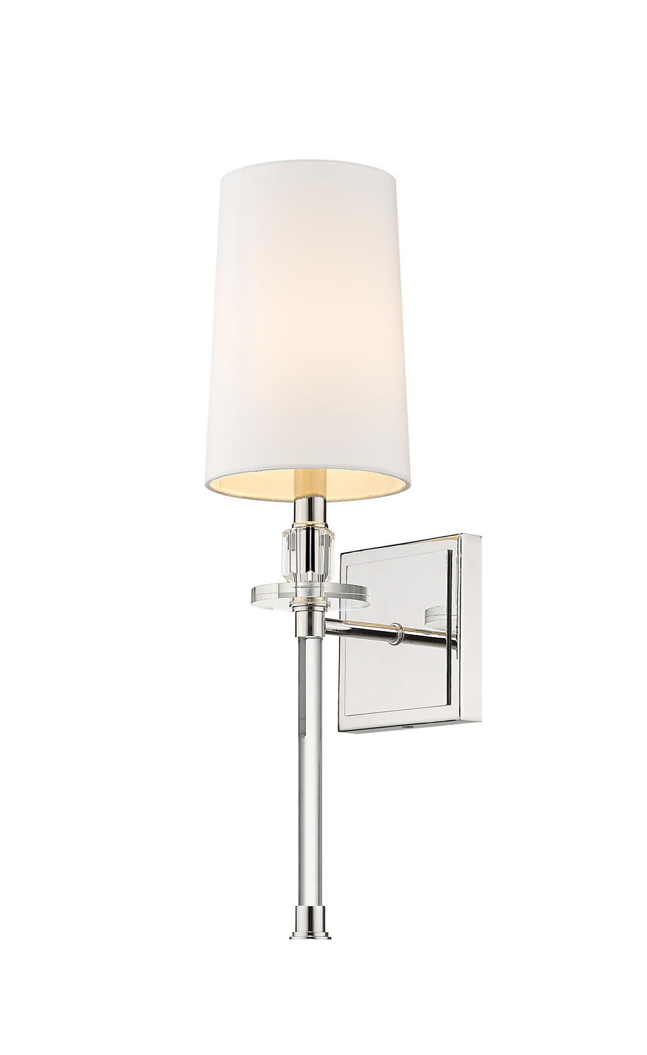 Z-Lite - 803-1S-PN - One Light Wall Sconce - Sophia - Polished Nickel from Lighting & Bulbs Unlimited in Charlotte, NC
