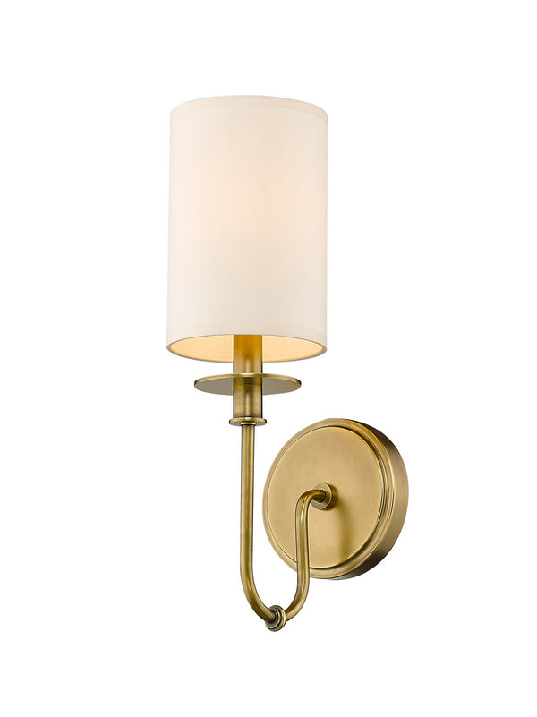 Z-Lite - 809-1S-RB - One Light Wall Sconce - Ella - Rubbed Brass from Lighting & Bulbs Unlimited in Charlotte, NC