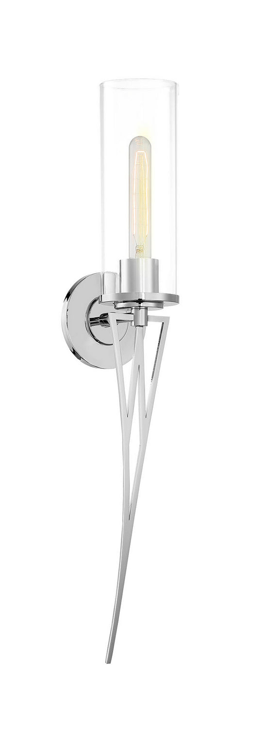 Minka-Lavery - 1080-613 - One Light Wall Sconce - Regal Terrace - Polished Nickel from Lighting & Bulbs Unlimited in Charlotte, NC