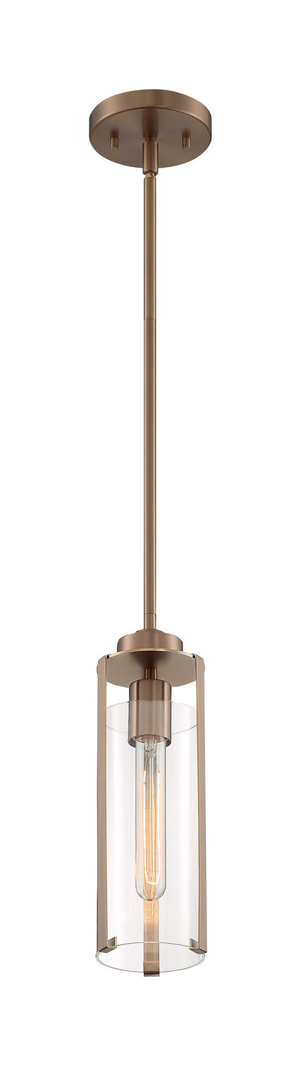Nuvo Lighting - 60-7150 - One Light Mini Pendant - Marina - Burnished Brass from Lighting & Bulbs Unlimited in Charlotte, NC