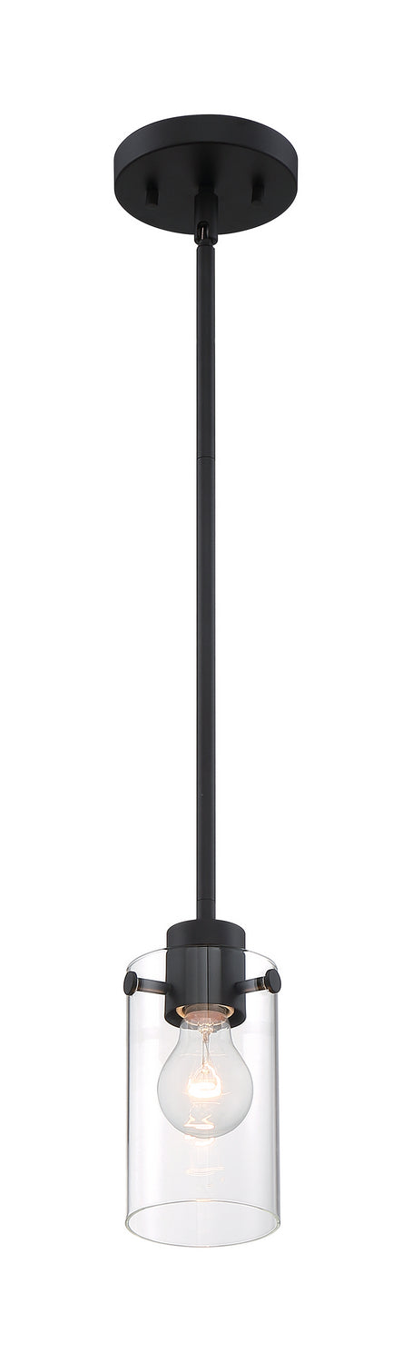Nuvo Lighting - 60-7270 - One Light Mini Pendant - Sommerset - Matte Black from Lighting & Bulbs Unlimited in Charlotte, NC