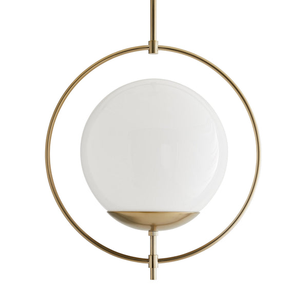 Arteriors - 49330 - One Light Pendant - Volta - Pale Brass from Lighting & Bulbs Unlimited in Charlotte, NC