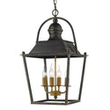 Golden - 0888-4P ABI - Four Light Pendant - Christoff - Antique Black Iron from Lighting & Bulbs Unlimited in Charlotte, NC