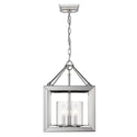 Three Light Mini Chandelier from the Smyth CH Collection in Chrome Finish by Golden