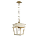 One Light Mini Pendant from the Haiden Collection in Burnished Chestnut Finish by Golden