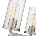 Five Light Chandelier from the Winslett PW Collection in Pewter Finish by Golden