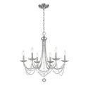 Golden - 7644-6 PW - Six Light Chandelier - Mirabella - Pewter from Lighting & Bulbs Unlimited in Charlotte, NC