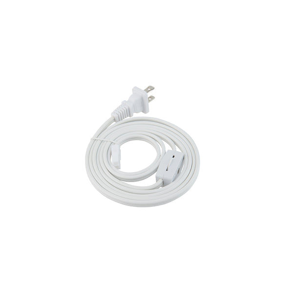 W.A.C. Lighting - HR-PC6-WT - Undercabinet Puck Light Power Cord - Cct Puck - White from Lighting & Bulbs Unlimited in Charlotte, NC
