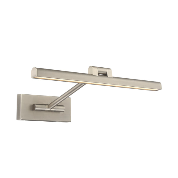 W.A.C. Lighting - PL-11017-BN - LED Swing Arm Wall Lamp - Reed - Brushed Nickel from Lighting & Bulbs Unlimited in Charlotte, NC