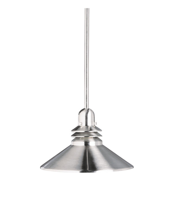 Kichler - 2714NI - One Light Mini Pendant - Grenoble - Brushed Nickel from Lighting & Bulbs Unlimited in Charlotte, NC