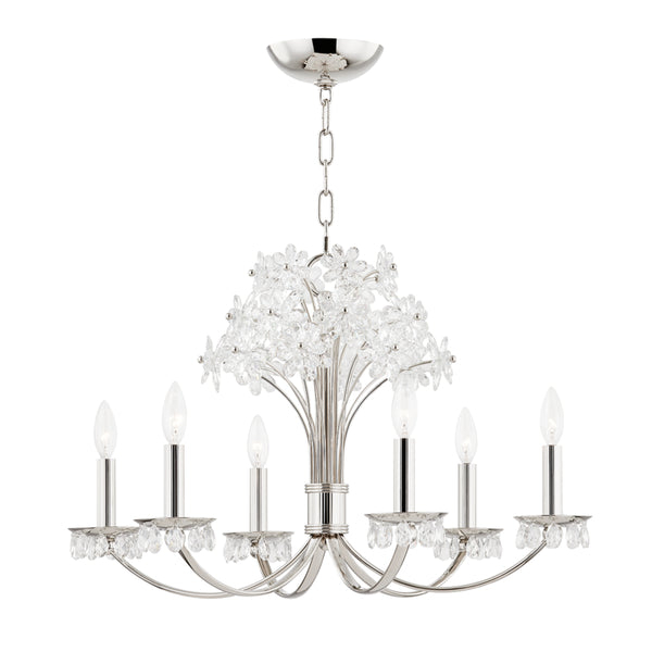 Hudson Valley - 4430-PN - Six Light Chandelier - Beaumont - Polished Nickel from Lighting & Bulbs Unlimited in Charlotte, NC