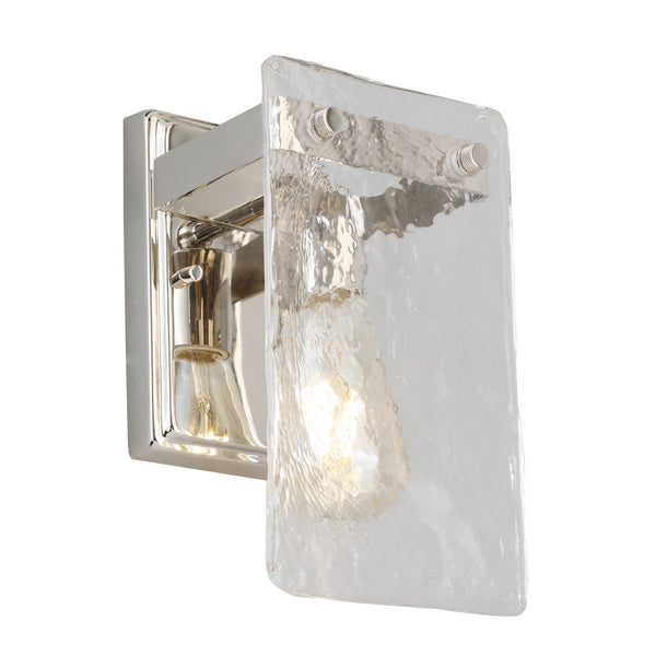 Eglo USA - 203991A - One Light Wall Sconce - Wolter - Polished Nickel from Lighting & Bulbs Unlimited in Charlotte, NC