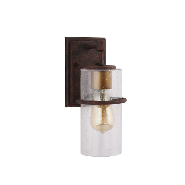 Eglo USA - 204543A - One Light Outdoor Wall Mount - Brandel - Rust from Lighting & Bulbs Unlimited in Charlotte, NC