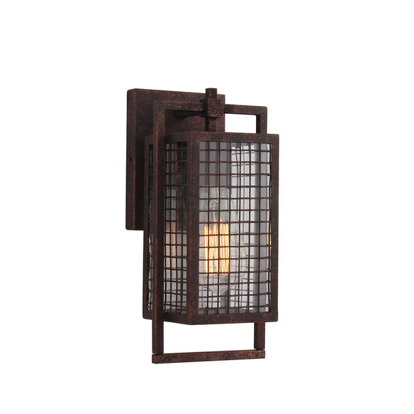 Eglo USA - 204546A - One Light Wall Sconce - Garraux - Rust from Lighting & Bulbs Unlimited in Charlotte, NC
