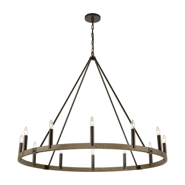 ELK Home - 12318/12 - 12 Light Chandelier - Transitions - Oil Rubbed Bronze from Lighting & Bulbs Unlimited in Charlotte, NC