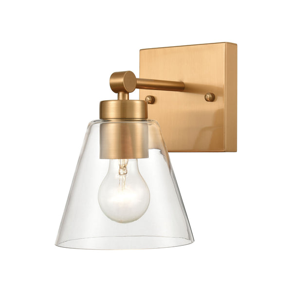 ELK Home - 18333/1 - One Light Wall Sconce - East Point - Satin Brass from Lighting & Bulbs Unlimited in Charlotte, NC