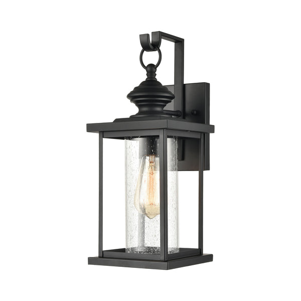 ELK Home - 45450/1 - One Light Outdoor Wall Sconce - Minersville - Matte Black from Lighting & Bulbs Unlimited in Charlotte, NC