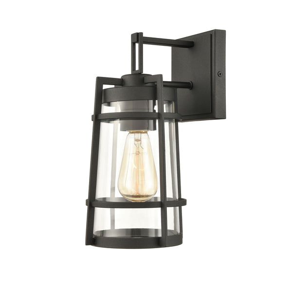 ELK Home - 45490/1 - One Light Outdoor Wall Sconce - Crofton - Charcoal from Lighting & Bulbs Unlimited in Charlotte, NC