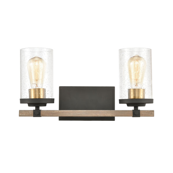 ELK Home - 47282/2 - Two Light Vanity - Geringer - Charcoal from Lighting & Bulbs Unlimited in Charlotte, NC