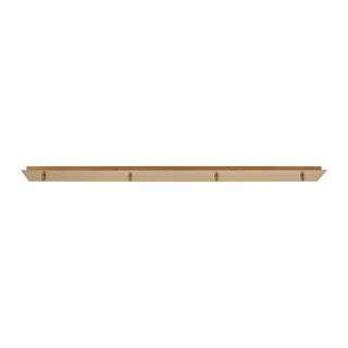 ELK Home - 4LP-SB - Four Hole Linear Pan for Pendants - Pendant Options - Satin Brass from Lighting & Bulbs Unlimited in Charlotte, NC