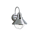 Kichler - 9023NI - One Light Outdoor Wall Mount - Seaside - Brushed Nickel from Lighting & Bulbs Unlimited in Charlotte, NC