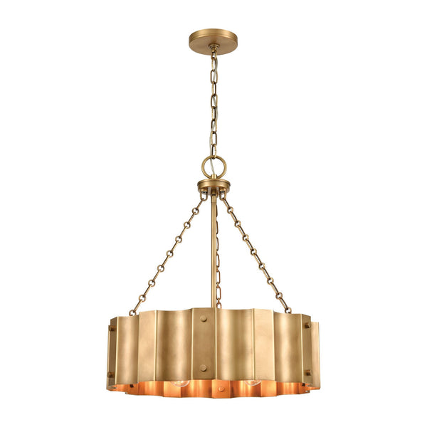 ELK Home - 89067/4 - Four Light Chandelier - Clausten - Brass from Lighting & Bulbs Unlimited in Charlotte, NC