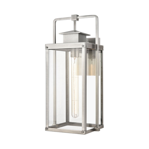 ELK Home - 89173/1 - One Light Outdoor Wall Sconce - Crested Butte - Antique Brushed Aluminum from Lighting & Bulbs Unlimited in Charlotte, NC