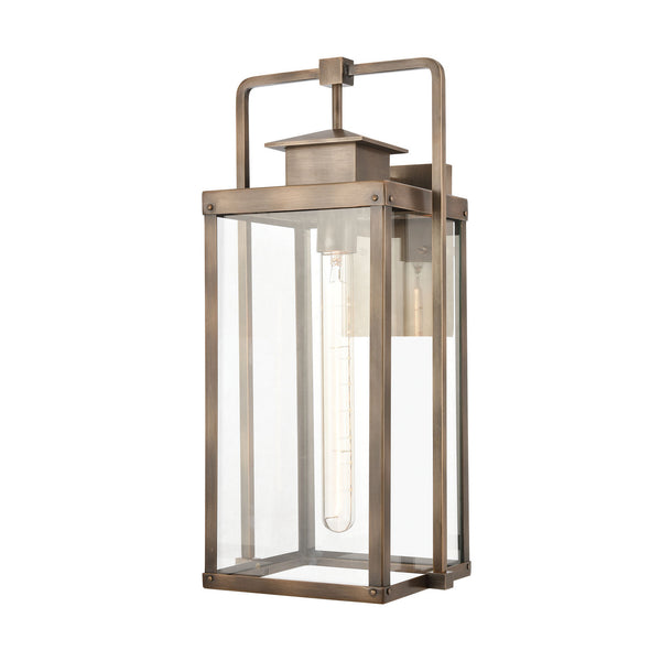 ELK Home - 89183/1 - One Light Outdoor Wall Sconce - Crested Butte - Vintage Brass from Lighting & Bulbs Unlimited in Charlotte, NC