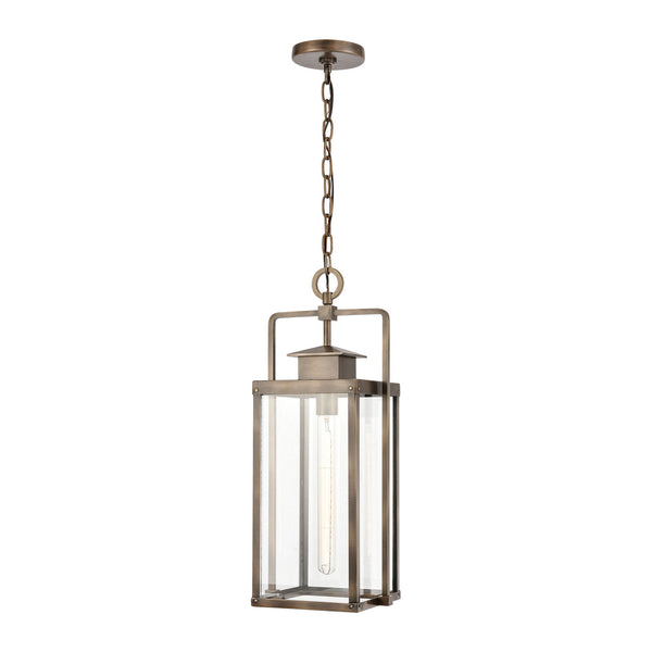 ELK Home - 89184/1 - One Light Outdoor Pendant - Crested Butte - Vintage Brass from Lighting & Bulbs Unlimited in Charlotte, NC