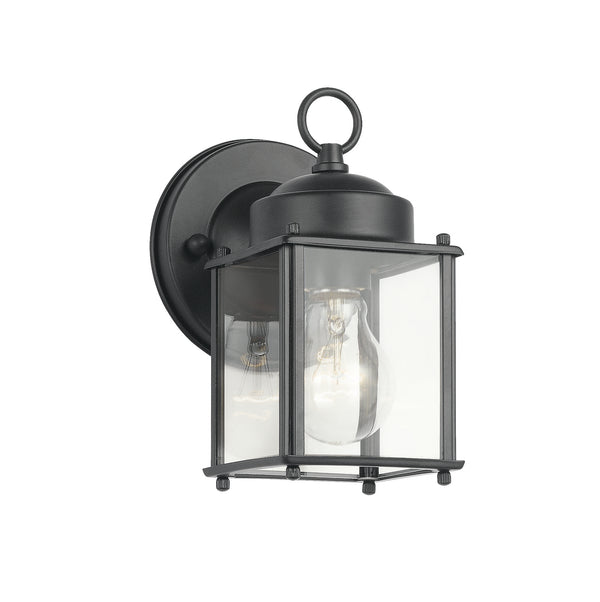 Kichler - 9611BK - One Light Outdoor Wall Mount - No Family - Black from Lighting & Bulbs Unlimited in Charlotte, NC