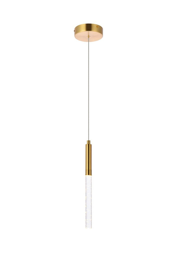 Elegant Lighting - 5203D5G - LED Pendant - Ruelle - Gold from Lighting & Bulbs Unlimited in Charlotte, NC