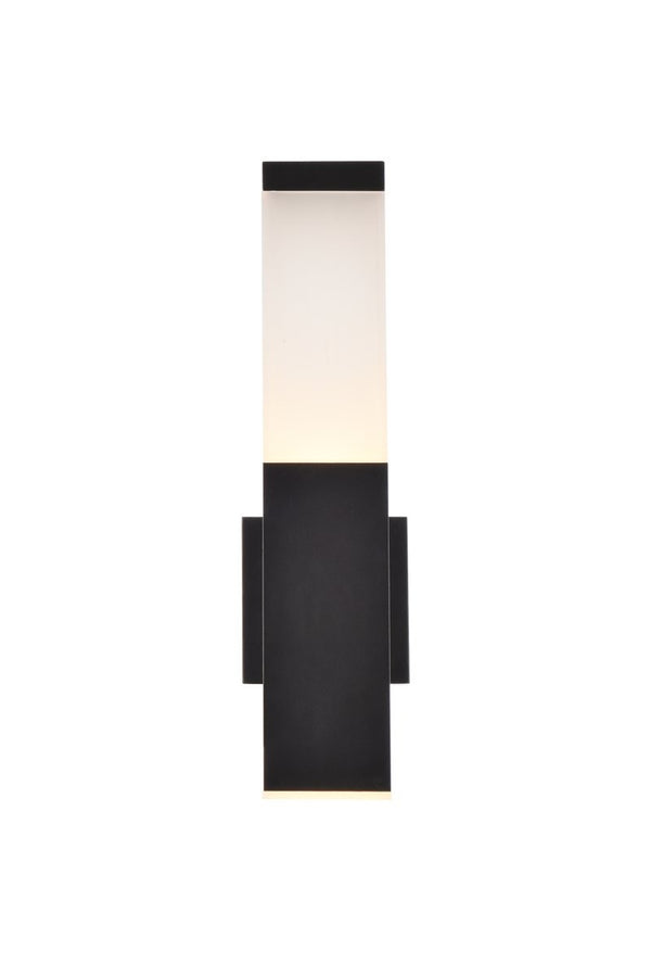 Elegant Lighting - LDOD4021BK - LED Outdoor Wall Lamp - Raine - Black from Lighting & Bulbs Unlimited in Charlotte, NC