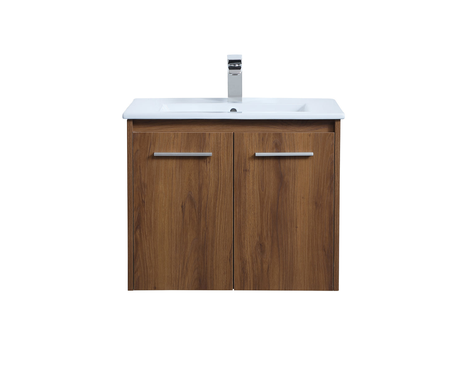 Elegant Lighting - VF44024WB - Single Bathroom Floating Vanity - Rasina - Walnut Brown from Lighting & Bulbs Unlimited in Charlotte, NC