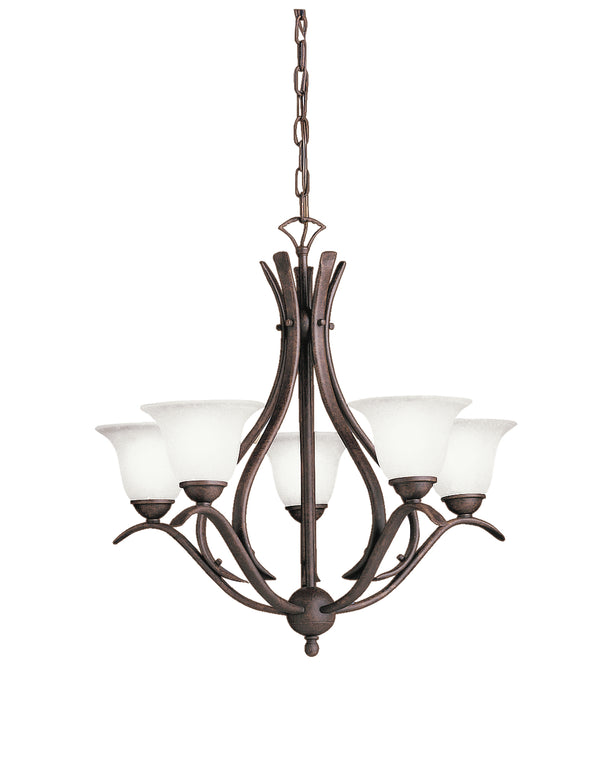 Kichler - 2020TZ - Five Light Chandelier - Dover - Tannery Bronze from Lighting & Bulbs Unlimited in Charlotte, NC