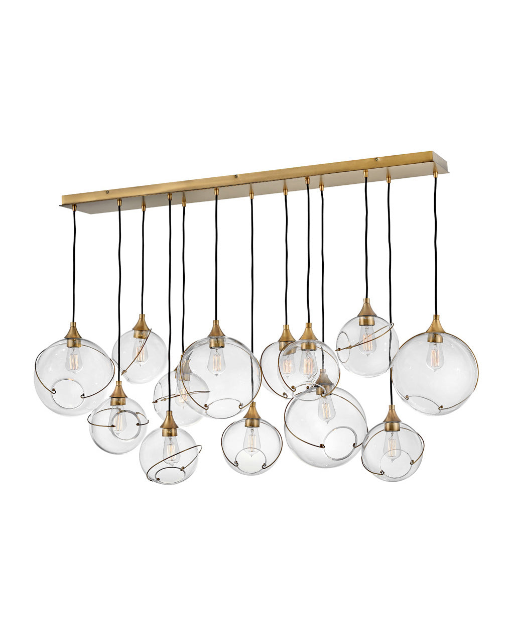 Hinkley - 30305HBR - LED Chandelier - Skye - Heritage Brass from Lighting & Bulbs Unlimited in Charlotte, NC