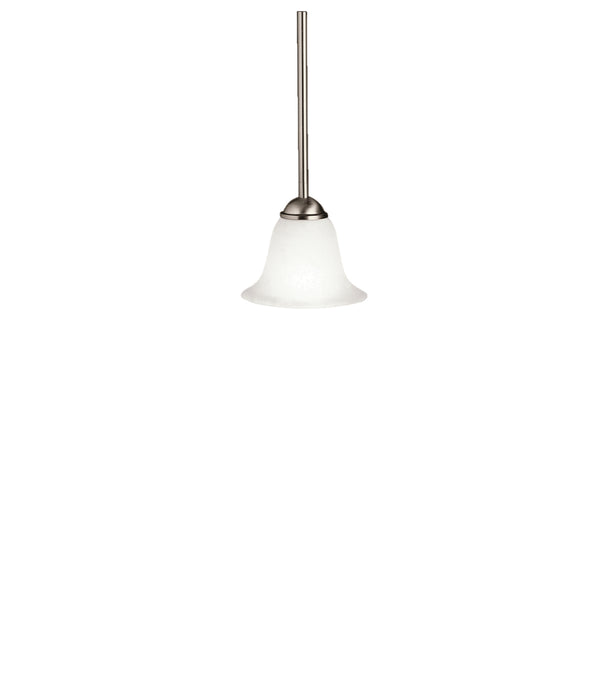 Kichler - 2771NI - One Light Mini Pendant - Dover - Brushed Nickel from Lighting & Bulbs Unlimited in Charlotte, NC