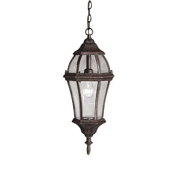 Kichler - 9892TZ - One Light Outdoor Pendant - Townhouse - Tannery Bronze from Lighting & Bulbs Unlimited in Charlotte, NC