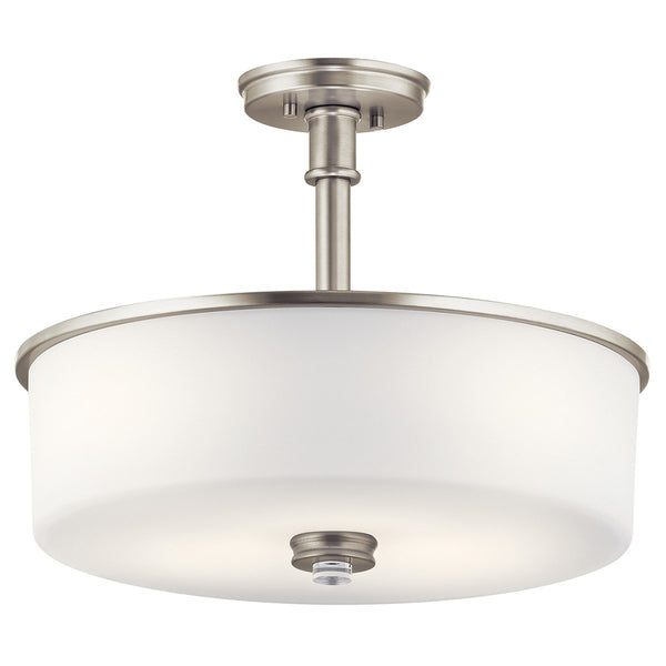 Kichler - 43925NIL18 - LED Pendant/Semi Flush - Joelson - Brushed Nickel from Lighting & Bulbs Unlimited in Charlotte, NC
