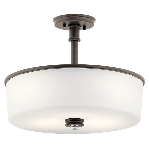LED Pendant/Semi Flush from the Joelson Collection in Olde Bronze Finish by Kichler