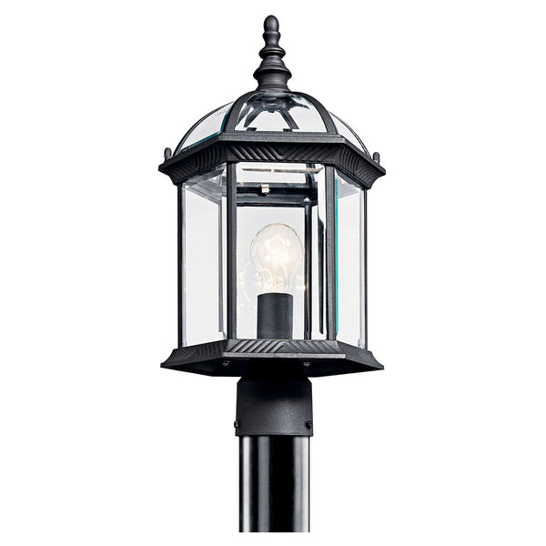 Kichler - 49187BKL18 - LED Outdoor Post Mount - Barrie - Black from Lighting & Bulbs Unlimited in Charlotte, NC